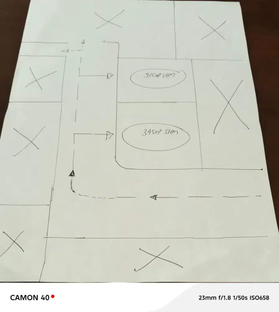 DIJUAL TANAH LT. 345 m² dan 310 m² di Desa Gadog (Nego)