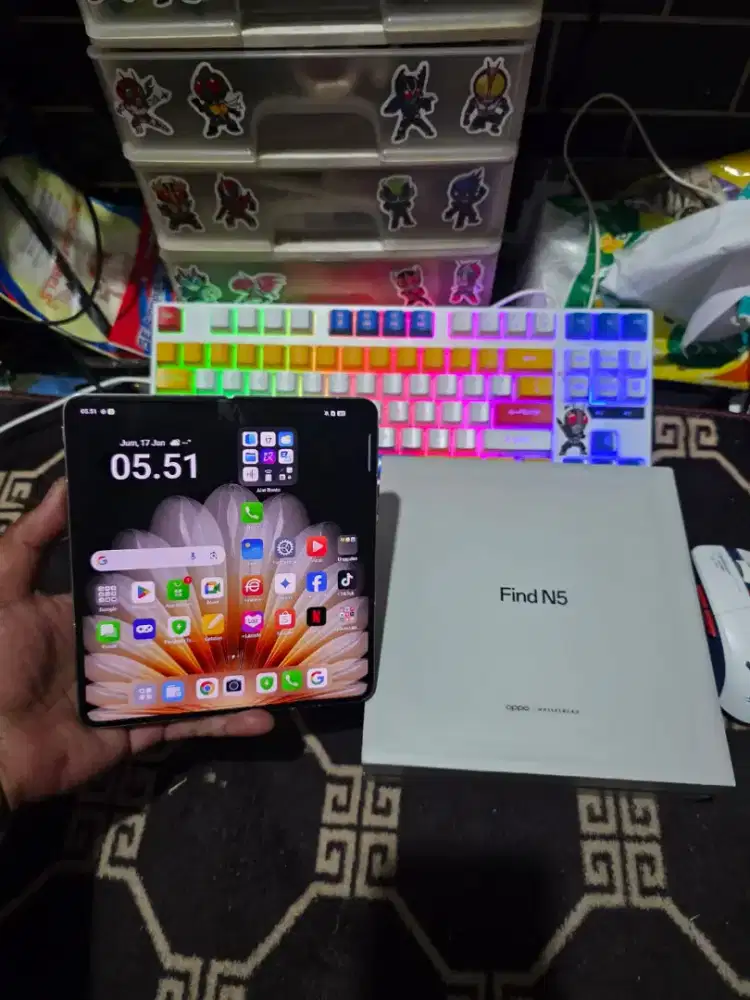 Oppo N5 Fold Ram 16/512Gb Mulus Garansi On Bisa TT Pastinya