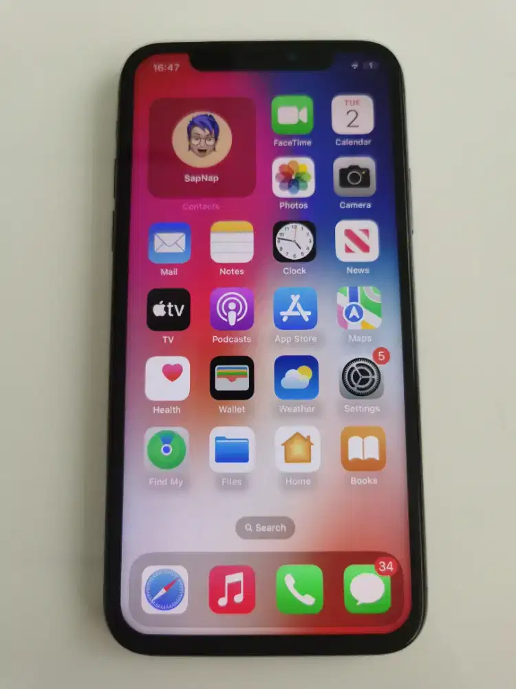 iPhone X 256 GB internasional