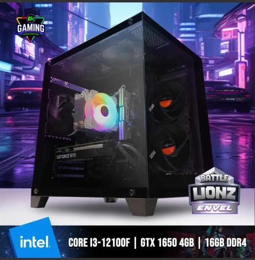 PC gaming full keyboard dan mouse