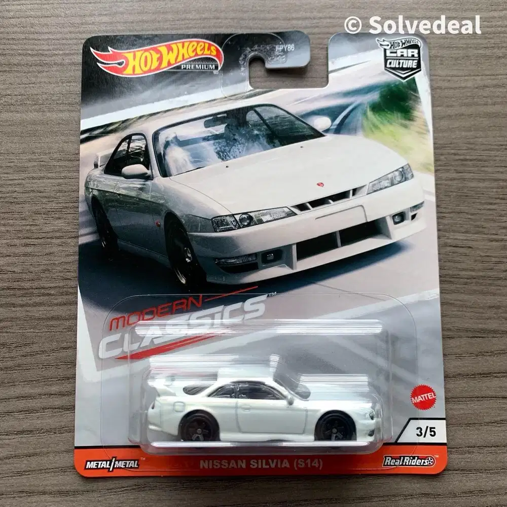 Hot Wheels Modern Classics Nissan Silvia S14 2020 Putih