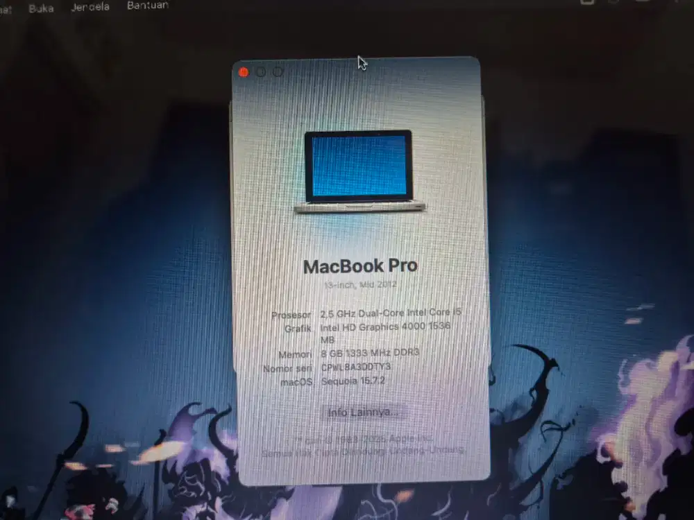 JASA UPGRADE MACBOOK LAWAS KE OS 15 (Sequoia)