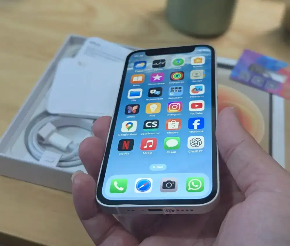 Jual aja iPhone 12 mini 256Gb Inter mulus...