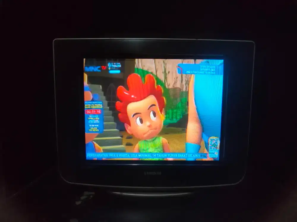 Tv tabung 21 in, merk Samsung