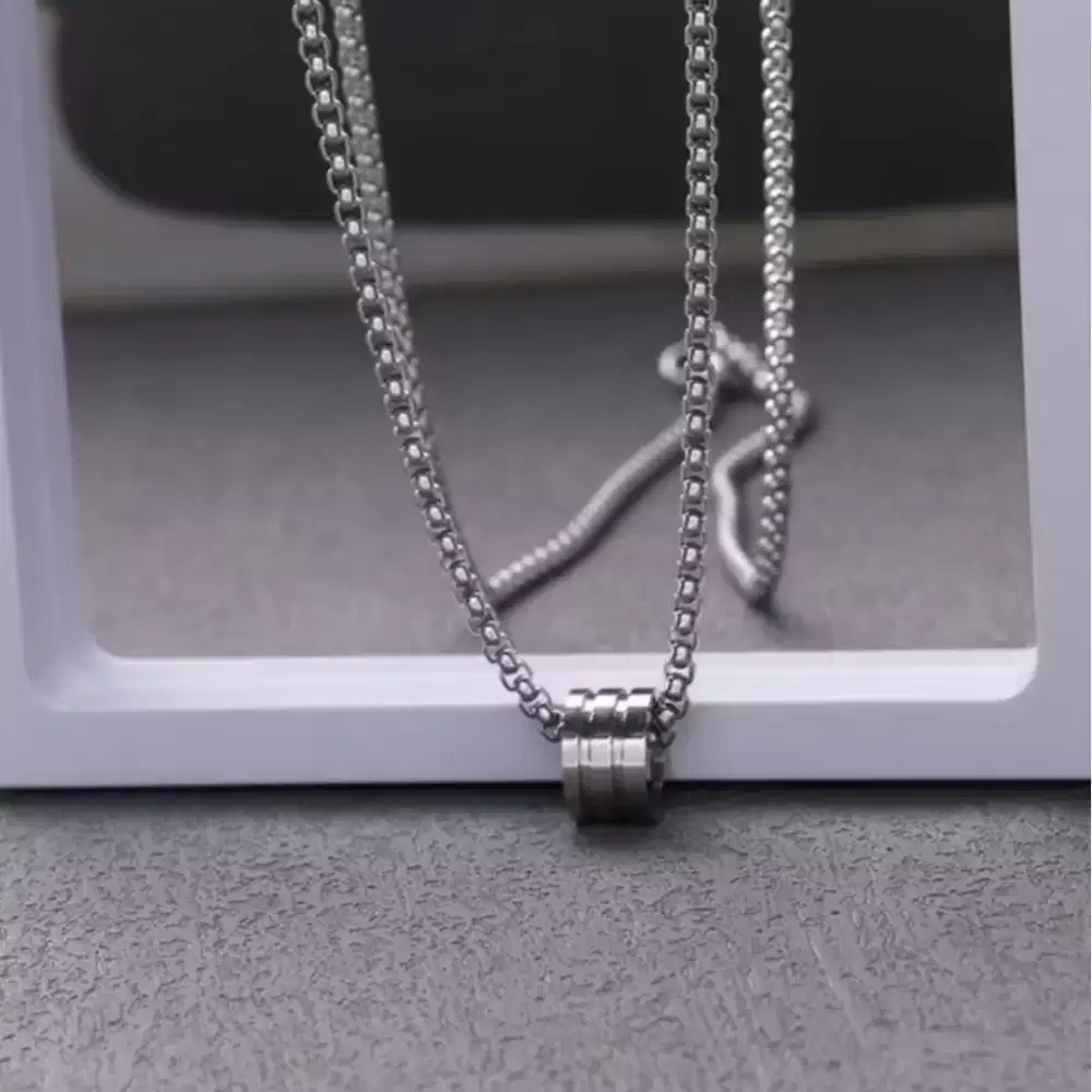 Kalung Titanium Rantai Klavikel