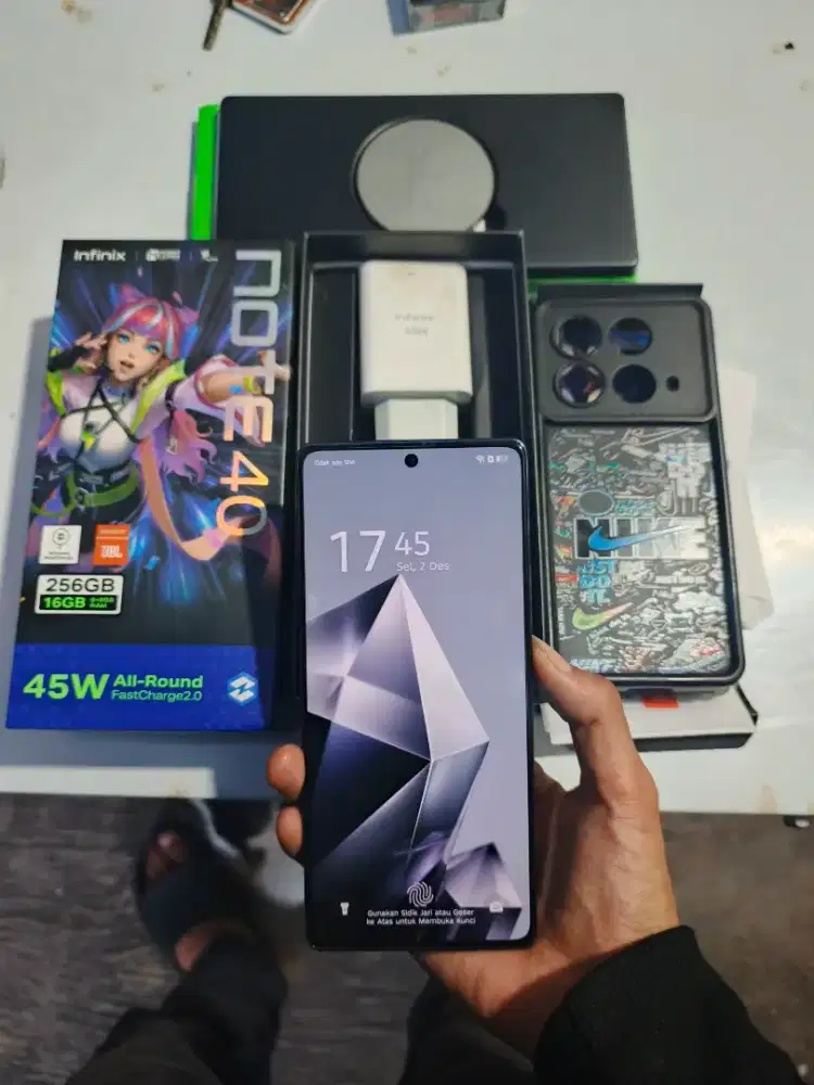 Infinix Note 40 Ram 8+8/256 Fulllset No Minus