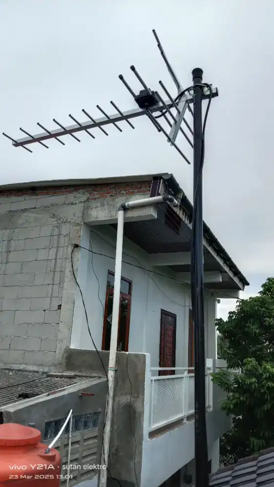 Tukang pemasangan Antenna tv digital, agar puas siarannya