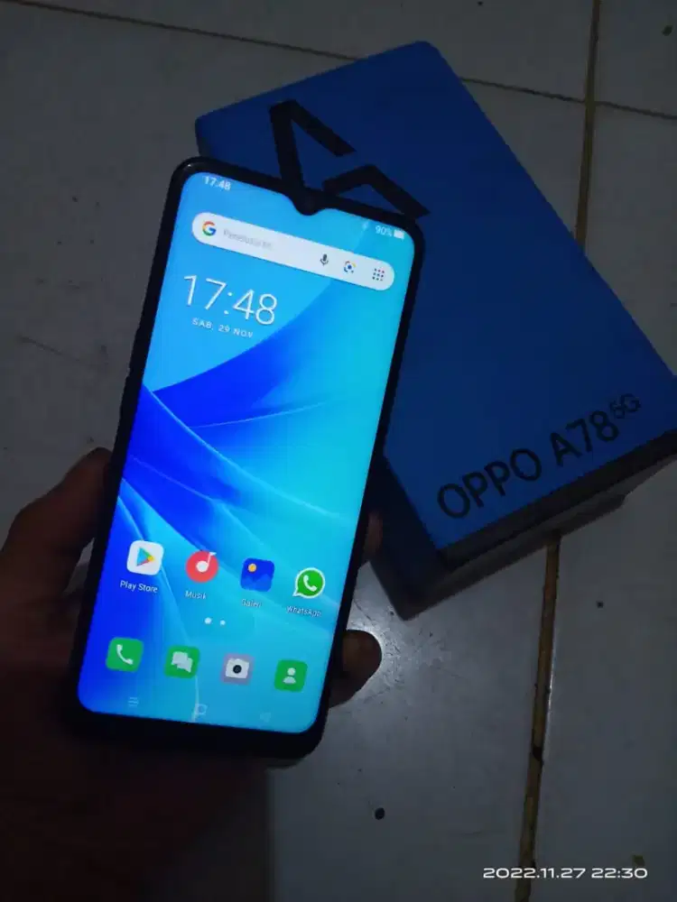 Oppo a78 ram 8/256 hp pullset no minus mulus