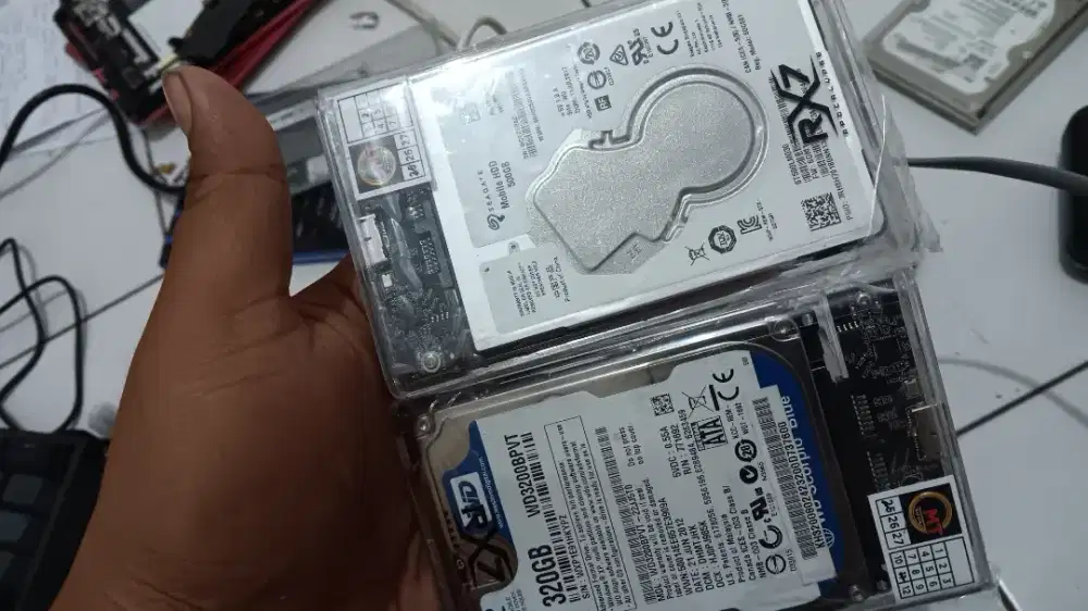 Hdd external 500gb dan 350gb
