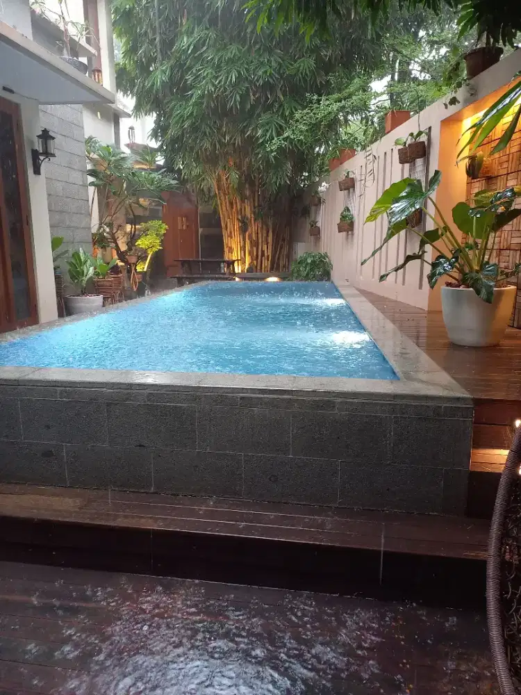 Jasa pembuatan kolam renang dan kolam ikan