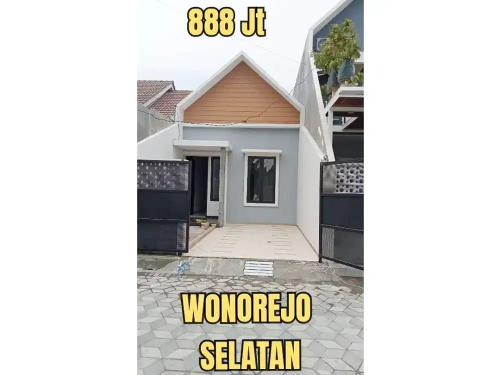RUMAH CANTIK BARU GRESS WONOREJO SELATAN RUNGKUT. DEKAT SD KHODIJAH, MERR, PANDUGO, Dsb