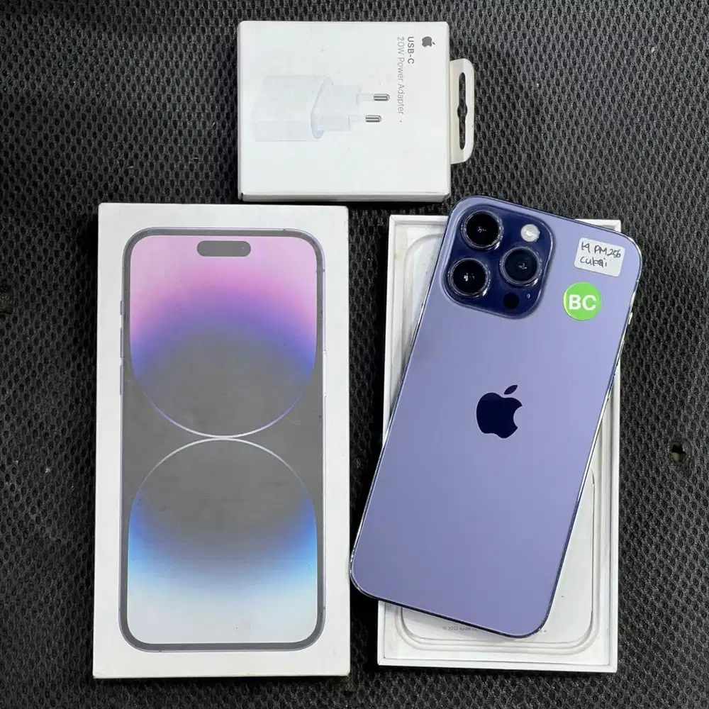 iphone 14 promax 256gb dual sim resmi beacukai fullset original