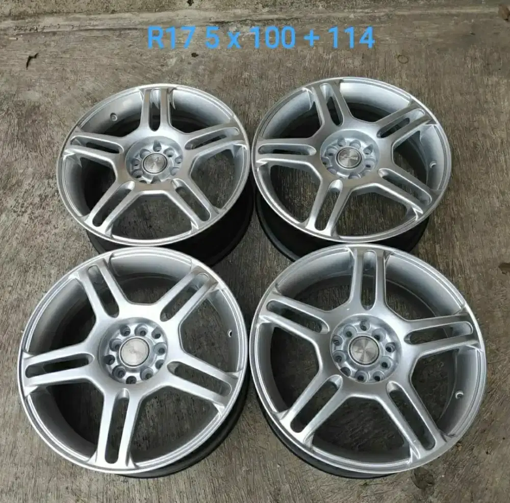 Rep K SPEED R17 pcd 5 x 100 + 114 lebar 7 offset 40