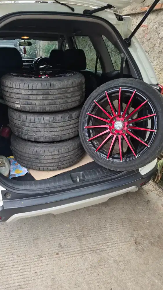 Velg vossen,vosen dobel pcd 100 plus ban tebal gress