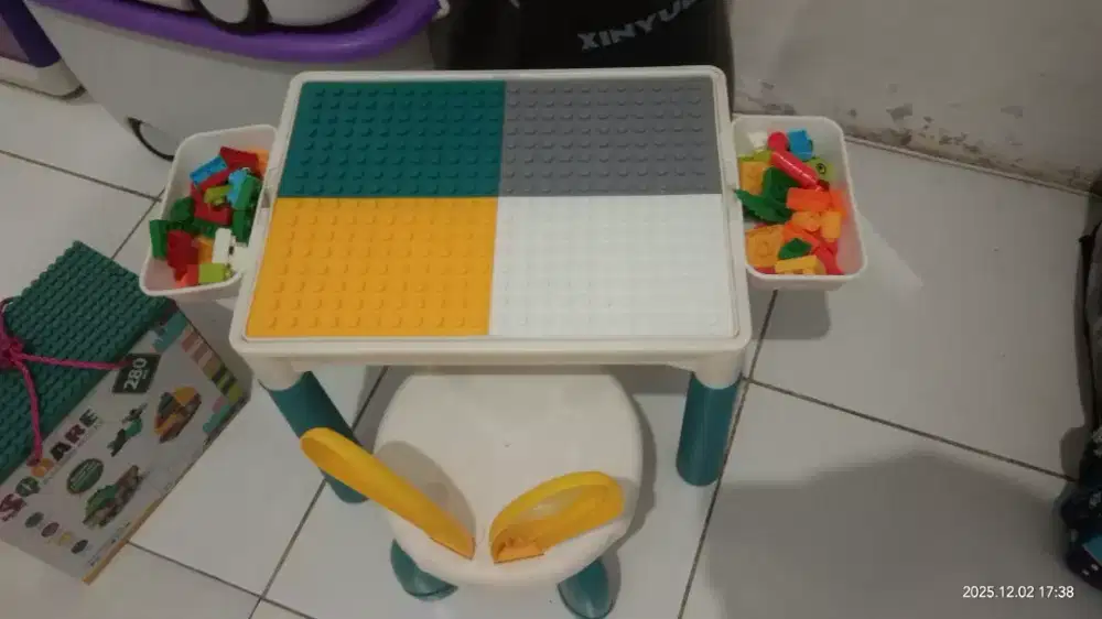 Meja kursi multi fungsi balok