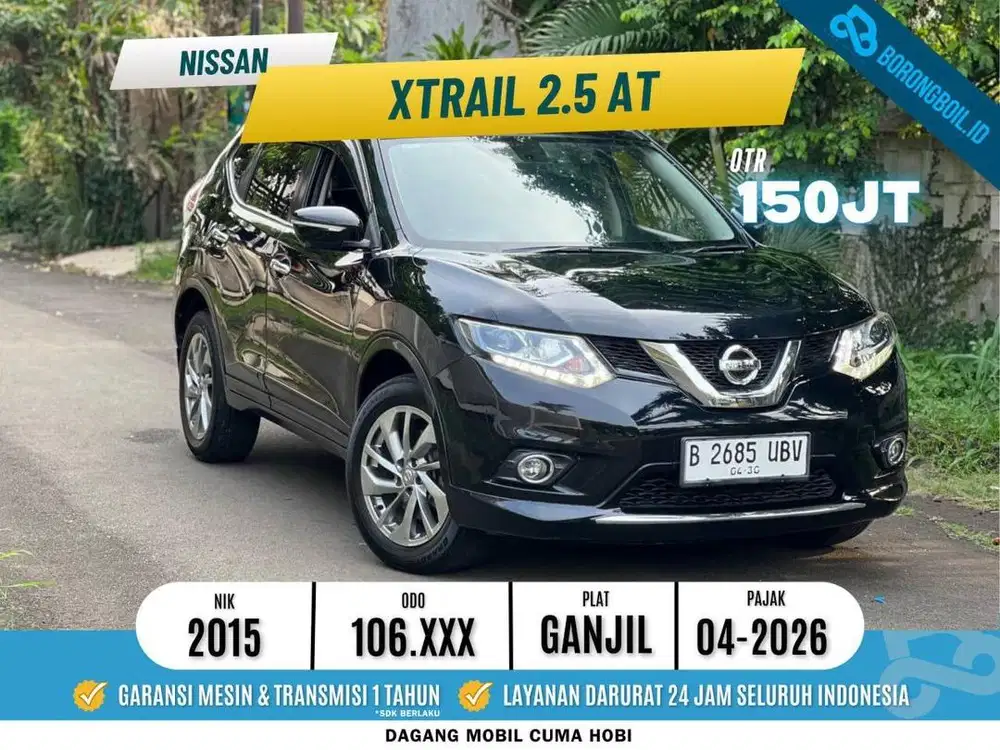 NISSAN XTRAIL 2.5 AT 2015 SIAP PAKAI
