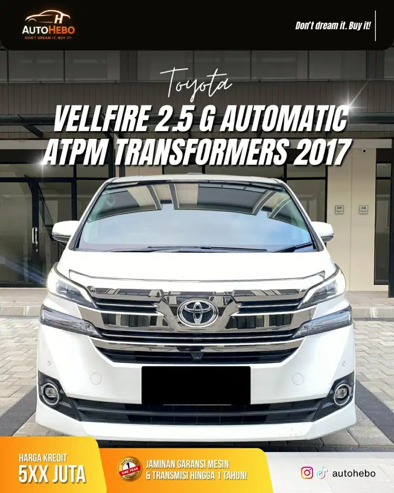 Toyota Vellfire G Atpm 2017