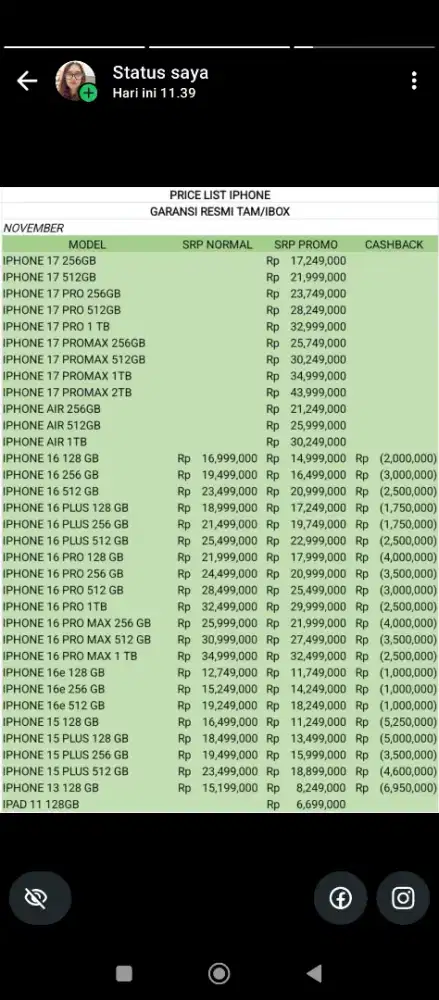 Hp iPhone 16 original