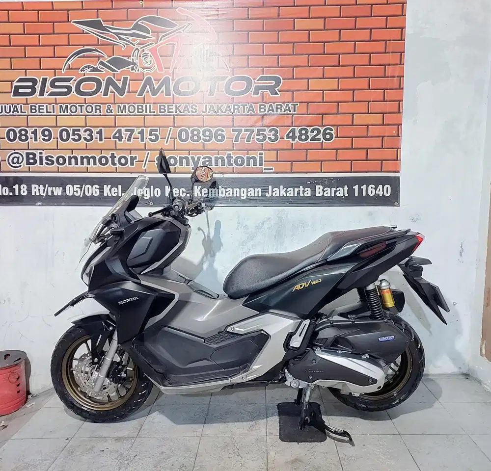HONDA NEW ADV ABS ISS HSTC 160 KEYLESS TAHUN 2022 MEWAH HITAM DOFF