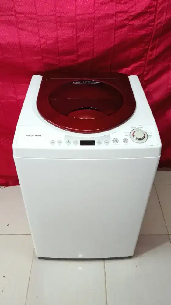 di jual mesin cuci 1tabung otomatis
merek polytron
muatan 8 kilo