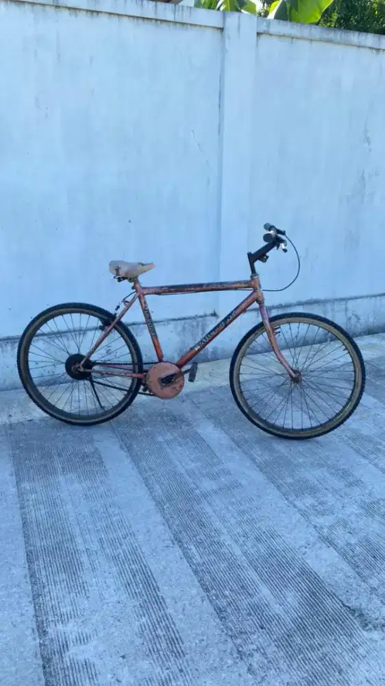 Sepeda Mustang Size frame 20inch rata air