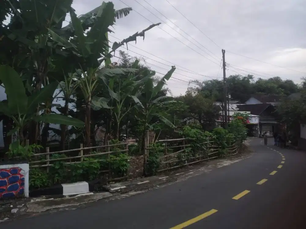 DIJUAL CEPAT, SEBIDANG TANAH KERING, PINGGIR JALAN ASPAL