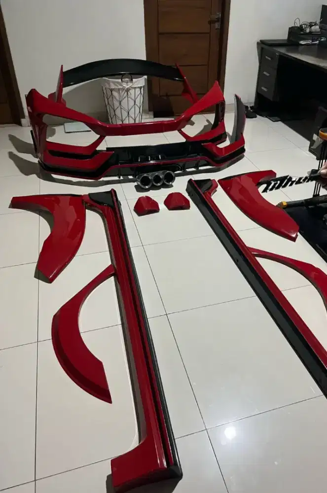 Jual Bemper type R buat civic Turbo 1 set import thailand merek thitum