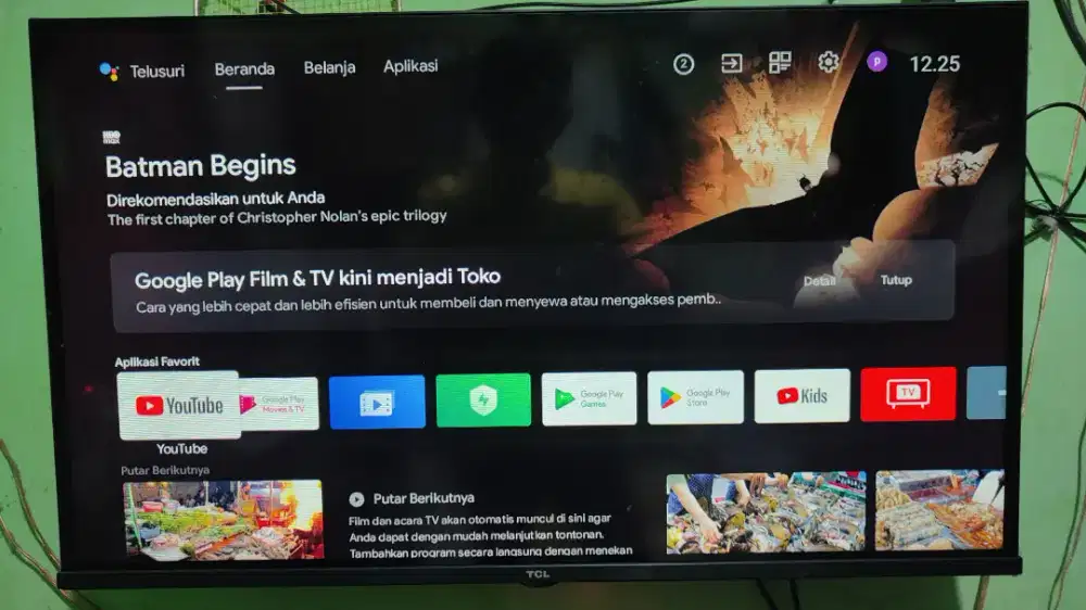 Dijual Cepat TCL 32 Smart LED TV -  Android Google TV - Wajib Nego!!