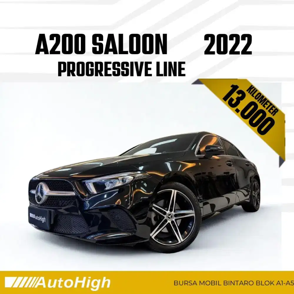 DP10% [Km13.000] A200 Saloon Sedan 2022 Black Reg 2023 #AUTOHIGH