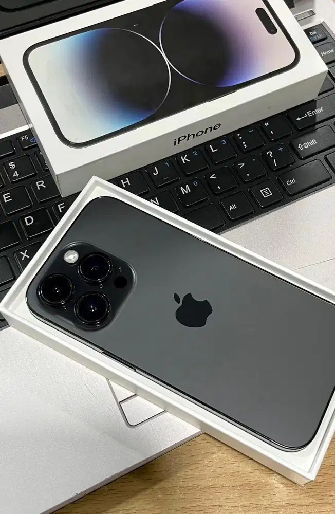 iPhone 14 Promax 256 gb iBox bh 90% sehat terawat like new