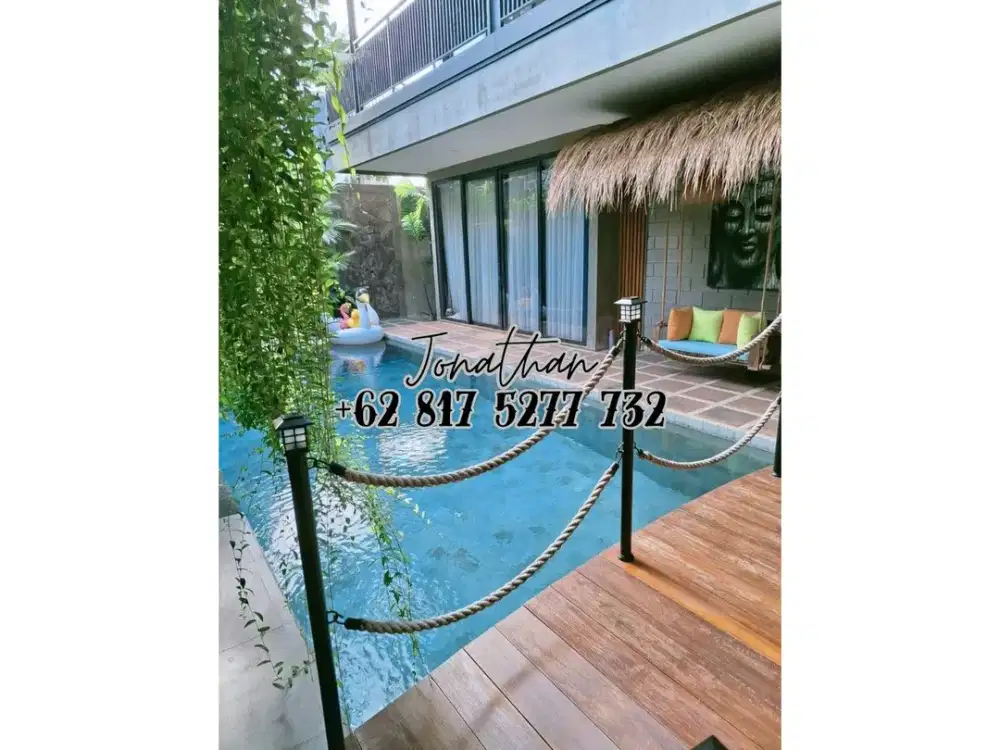 Dijual Villa Mewah Tropis Baru 3 Kamar Tidur di Umalas Badung Bali - VSKHE