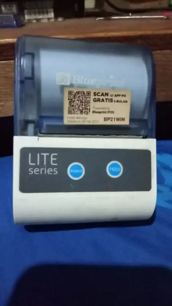 printer kasir Blue print