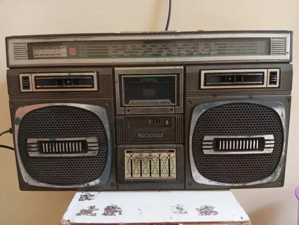 Di Jual Radio Tape Lawas Merk National