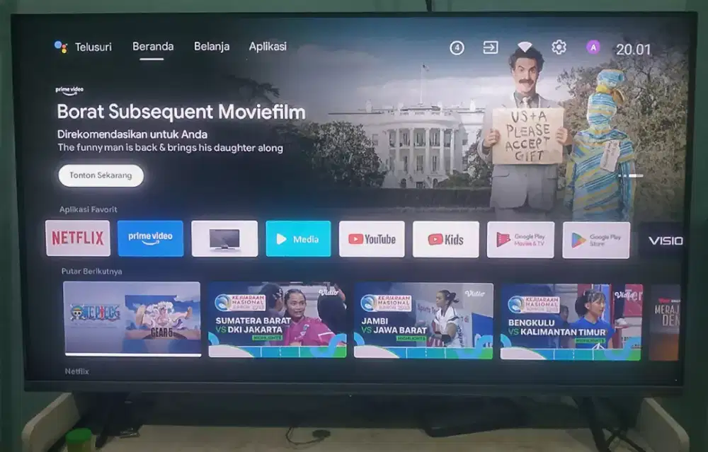 TV LED 40 INC COOCAA Smart Android NETFLIX YOUTUBE TV DIGITAL Bagus