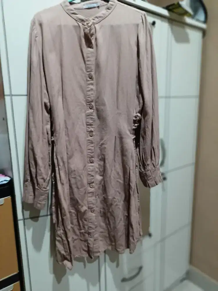 Kemeja mini dress