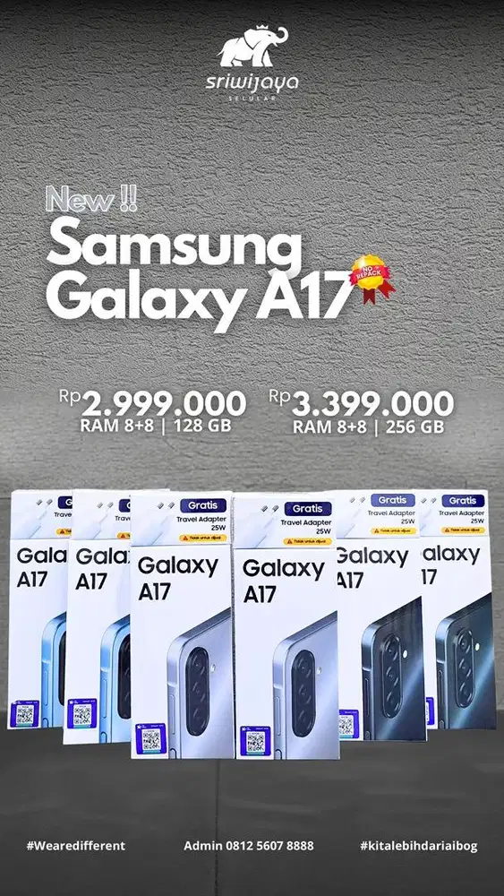 Kredit samsung A17 8 128gb promo cicilan free 2x syrt kredit KTP aja