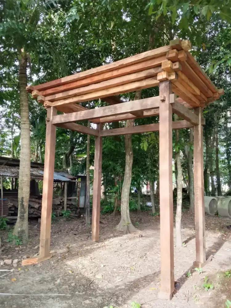 Set joglo kayu lawasan