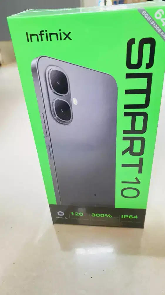 Jual Infinix smart 10 3/64 masih segel baru