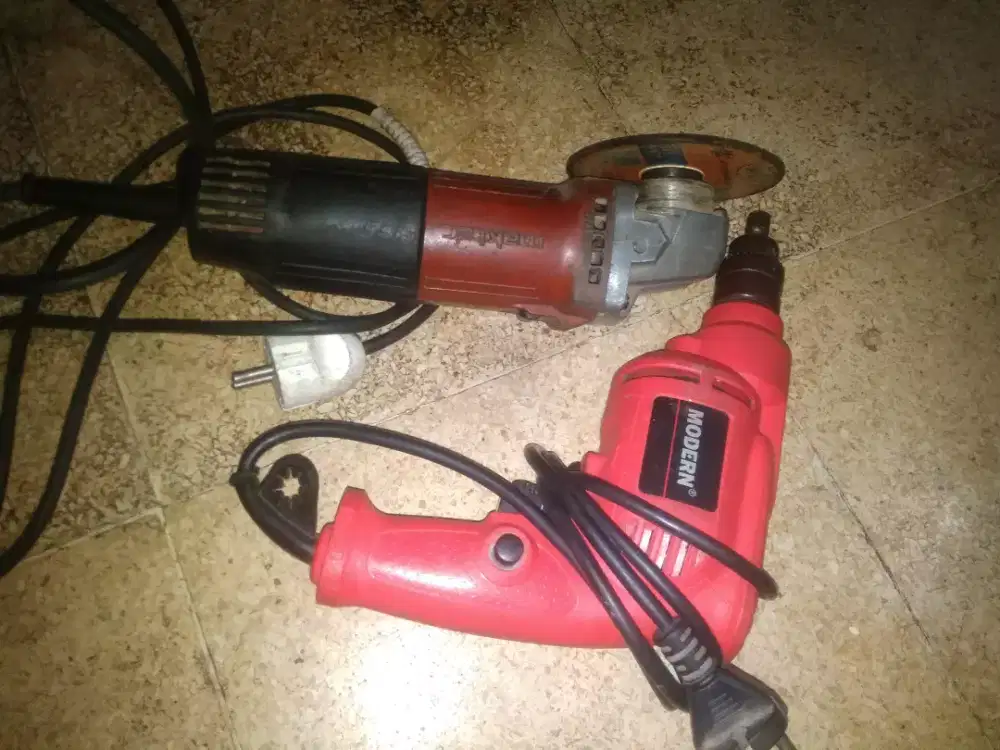 Mesin gerinda mactect dan bor modern