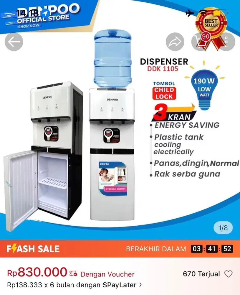 Dispenser denpoo DDK 1105
