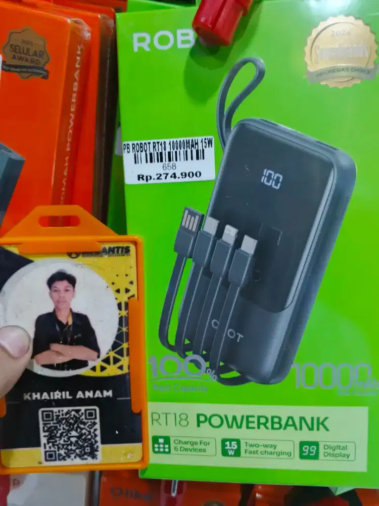 PB ROBOT RT18 10.000MAH 15Watt