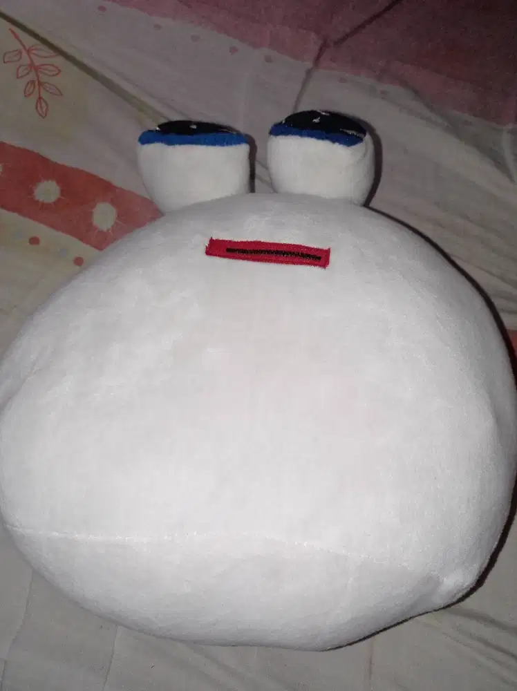 BONEKA POU PUTIH  MATA BESAR UNIK