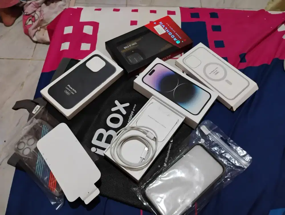 Iphone 14 Pro 256 GB Deep Purple Fullset Ibox