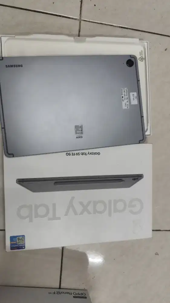 tab Samsung s9 fe 5g 6/128 fullset mulus nominus