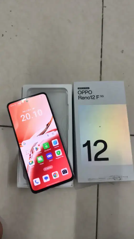 oppo Reno 12f 5g ram 12/256 fullset like new mulus