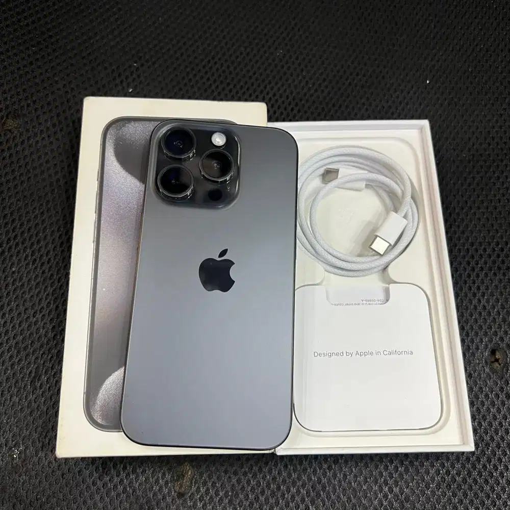 iphone 15 pro 128gb dual sim resmi cukai fullset original mulus