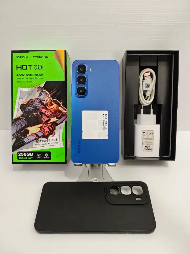 Infinix Hot 60I 8/256 Gb Likenew 98% (Retak Dkit) Garansi On bs TT/BT