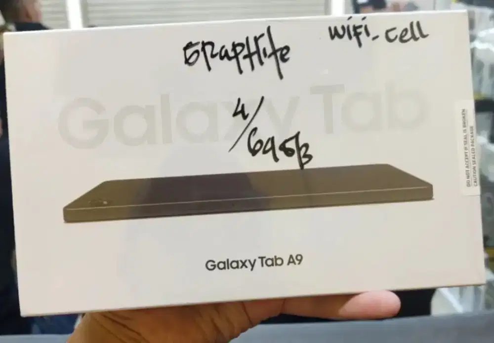 Samsung Galaxy Tab A9 LTE (bisa SIM Card) 4/64 BNIB Garansi Resmi SEIN