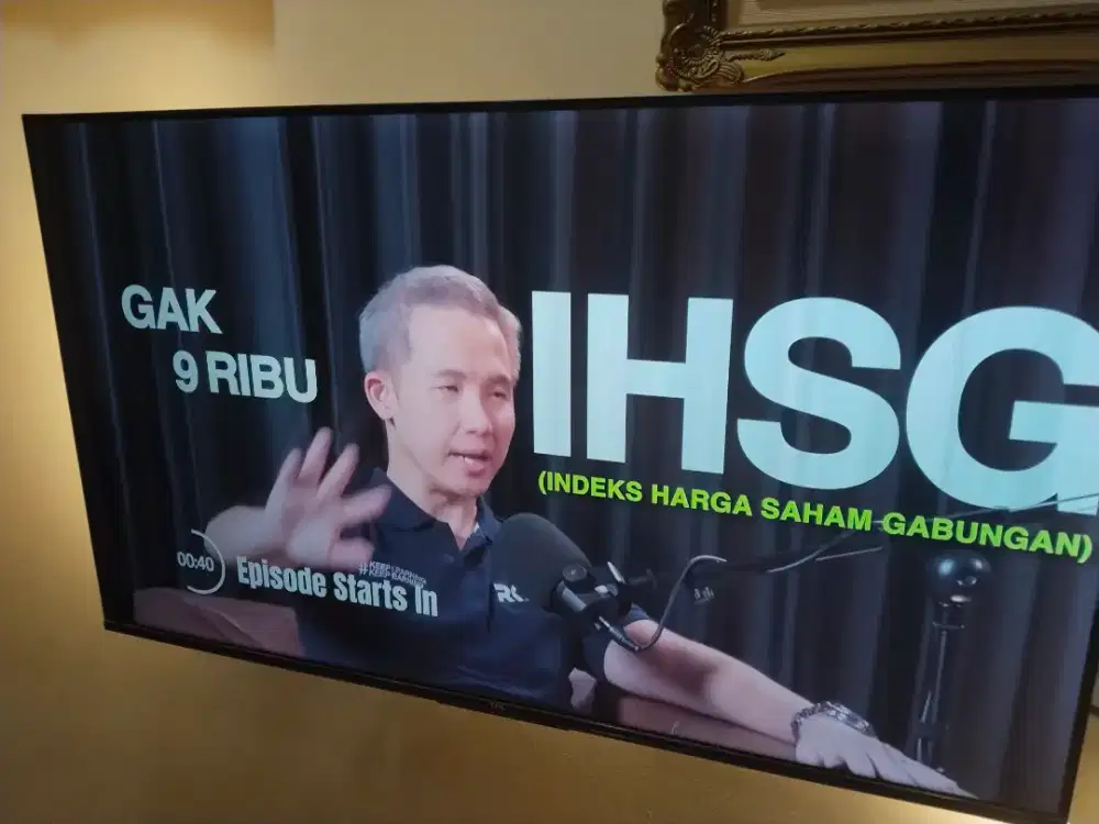 Tv tcl 43 inchi kondisi like new