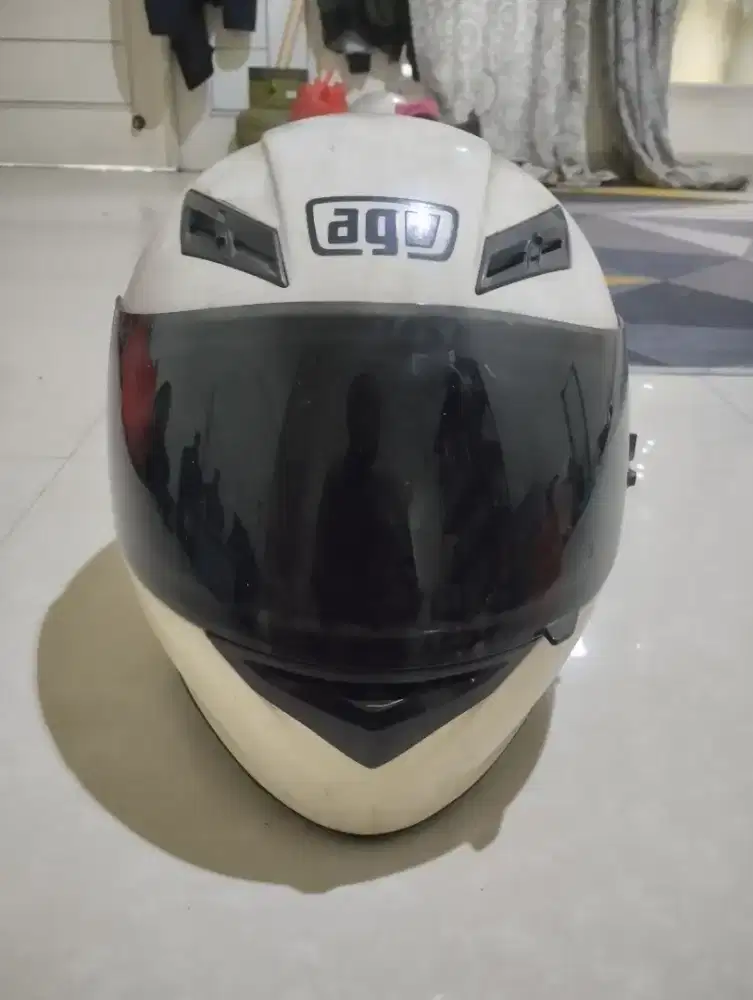 Helm AGV K-3 White Full Face (2nd)